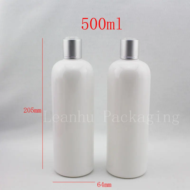 Buy 500ml x 12 empty white skin care cosmetic package