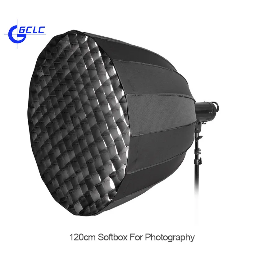 

XINGSHETU Photography Soft Box Quickly Install Deeply Mount 120cm Softbox with Honeycomb Grid For Photo Studio Flahes
