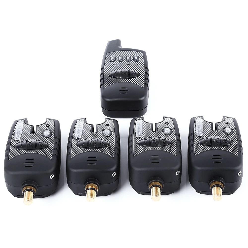 

Digital Wireless LED Fishing Alarm Set 4 Transmitters 1 Receiver