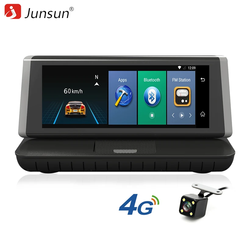 Junsun E35 DVR Car Camera 4G ADAS Android 5.1 FHD 1080P Video Recorder RAM 1G / ROM 16G Registrar DVR with Two Cameras