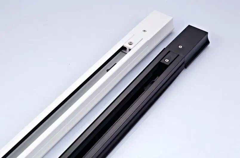 DHL 1m 2 Wire Single circuit Aluminium Track Light Rail Lighting Tracks