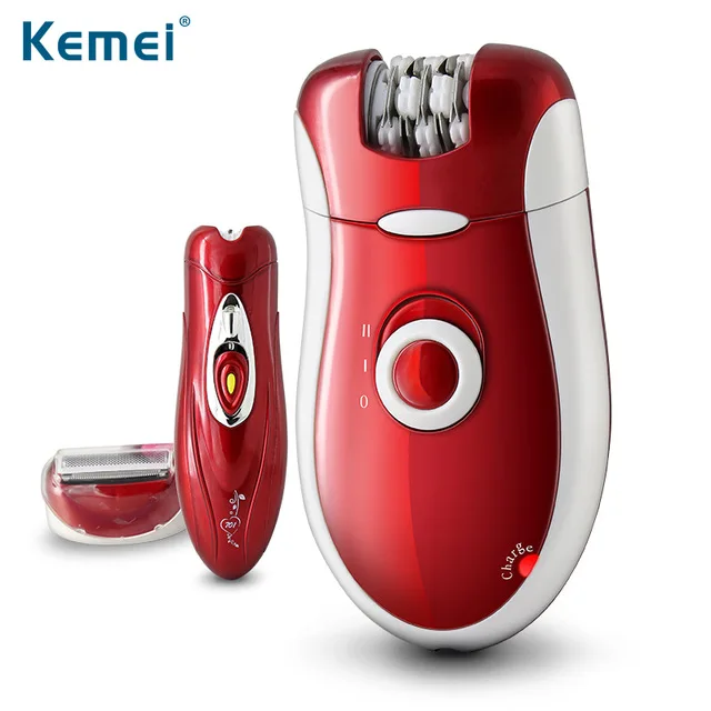 

Kemei3068 3 in 1 Epilator Female Shaver Wool Device Electric Epilator Shaving Depilator Pedicure Leg Armpit Body Epilator