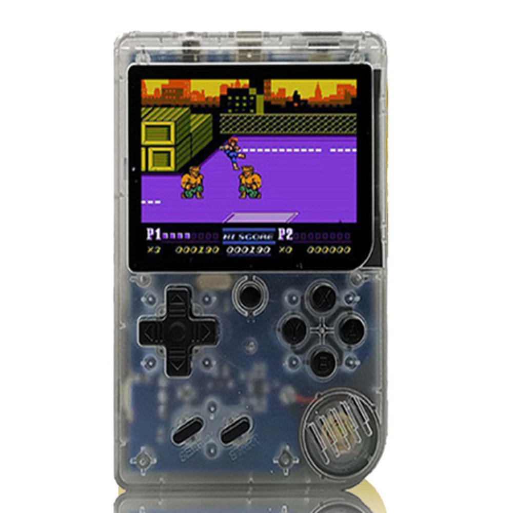 Coolbaby RS-6 Ретро игровая консоль портативный мини 8 бит 3,0 дюймов цветной ЖК-дисплей Детский Цветной игровой плеер встроенный 500 игр