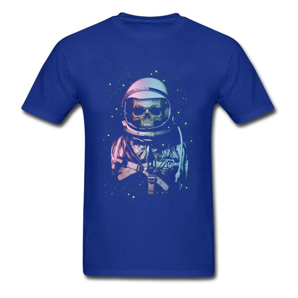 Normal death in space 11550 Crewneck T Shirt Autumn Tops T Shirt Short Sleeve for Men 2018 Fashion Pure Cotton Top T-shirts death in space 11550 blue