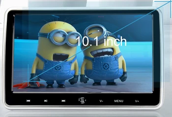 

10.1 Inch Car Headrest Monitor HD Digital LCD Screen DVD Audio Video Player with USB/SD/HDMI/IR/FM Transmitter/Game
