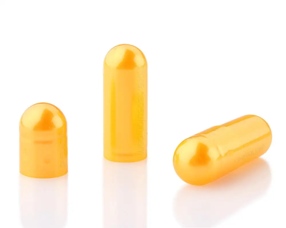 

(10,000pcs/pack) Size 0 Pearl Golden Empty Gelatin Capsules, Medicine Capsule,Separated or Joined capsule