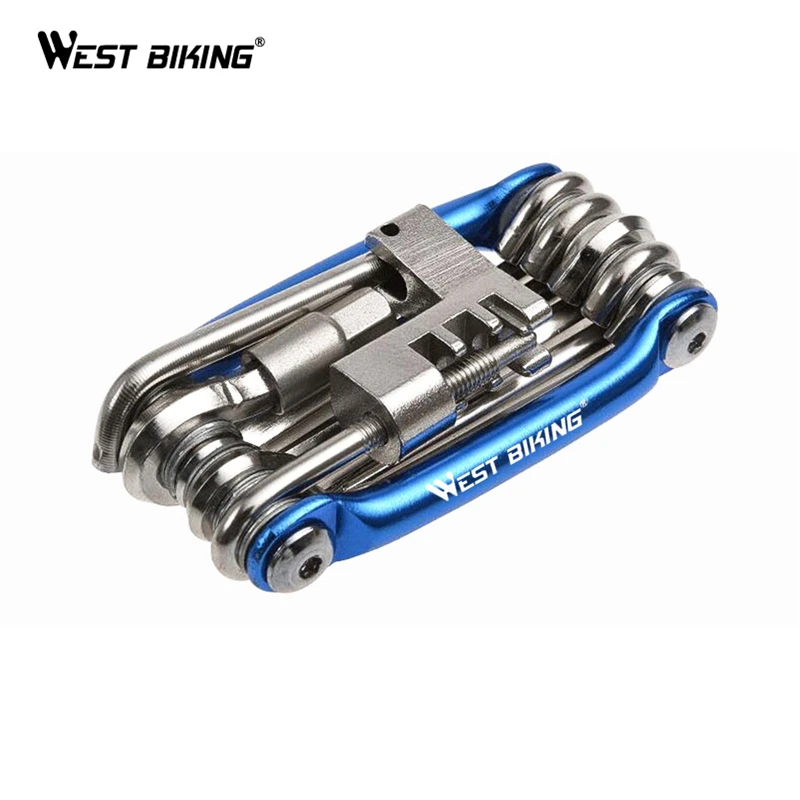 WEST BIKING Multi Bicycle Repair Tool Steel Bike Tool Wrench Herramientas Bicicleta 11 In 1 Road MTB Bike Portable Cycling Tools - Image 2
