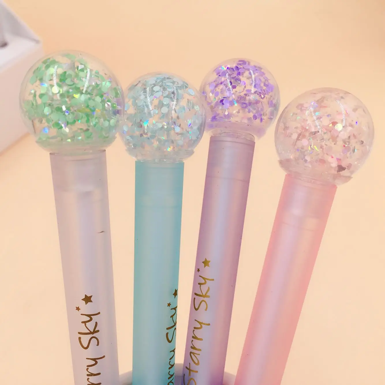 

1pcs Creative Stationery Student Pen Crystal Planet Gel Pen 0.5 Full Needle Black Ink Pen School Supplies Office Supplies 0.5mm