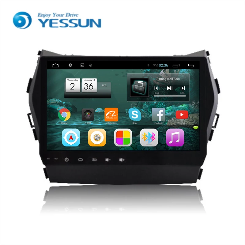 Cheap YESSUN Android Radio Car DVD Player For Hyundai IX45 2012~2016 stereo radio multimedia GPS navigation with WIFI Bluetooth AM/FM 0