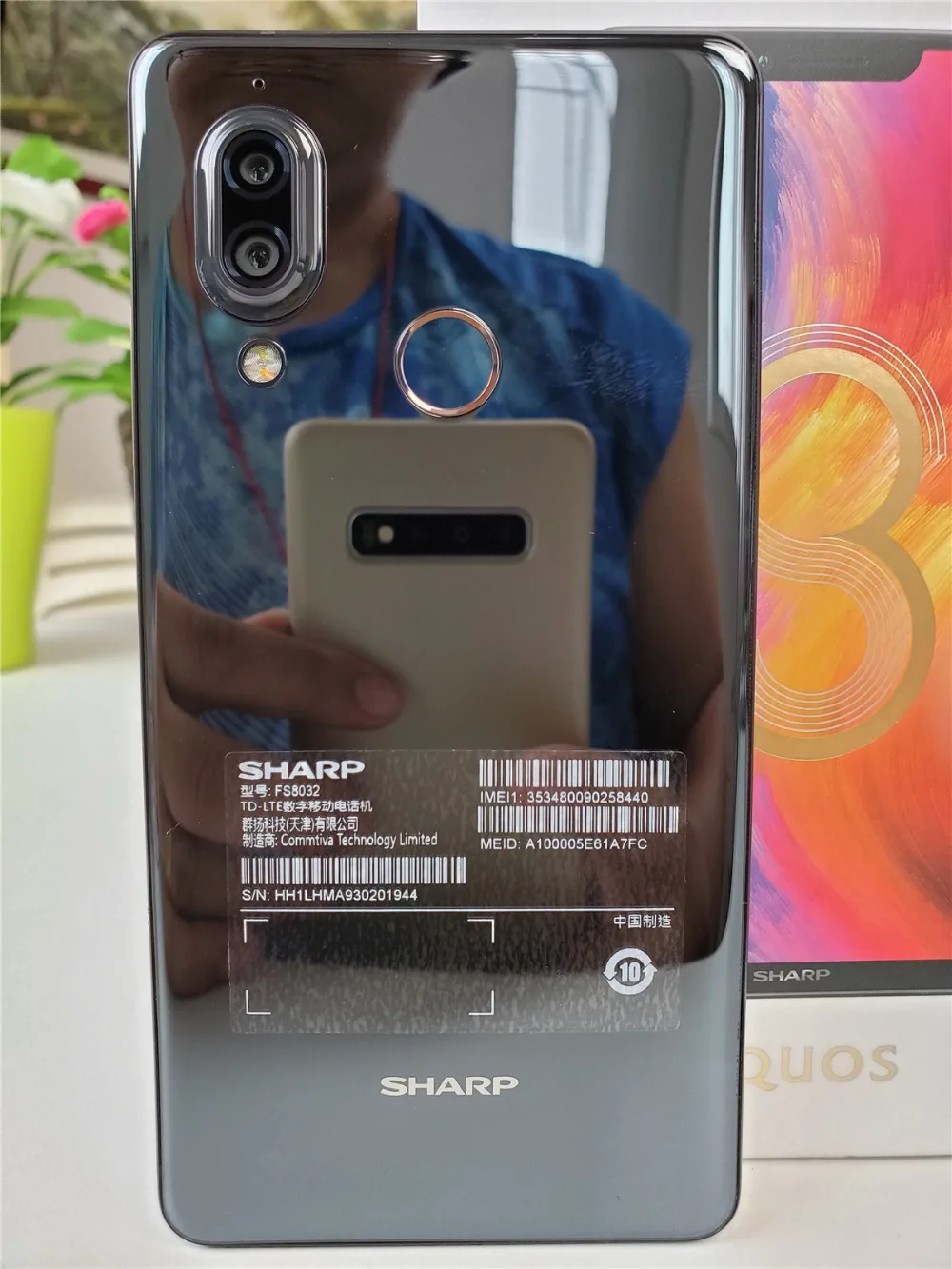 SHARP AQUOS S3 6,0-дюймовый FHD+ 4 ГБ ОЗУ 64 ГБ ПЗУ Snapdragon 630 Octa Core Android 8.0 12.0MP+ 13.0MP NFC с двумя камерами 3200 мАч