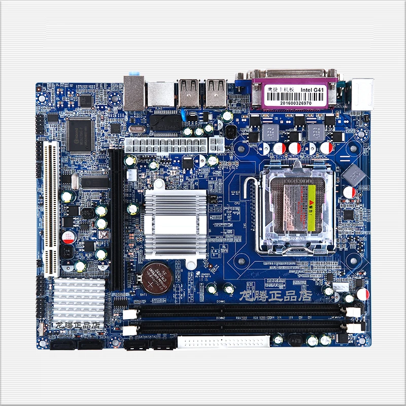 

New Desktop Motherboard G41-775 DDR3 sound card NIC fully integrated with dual-core quad-core free shipping mainboard