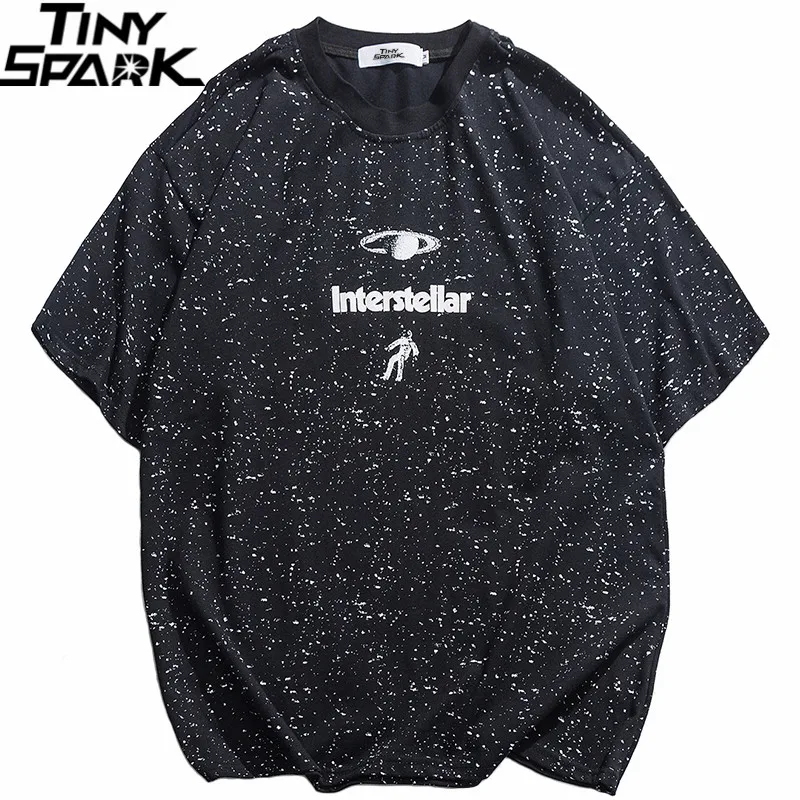 

2019 Men Hip Hop T Shirt Graffiti Ink Interstellar Print T-Shirt Streetwear Harajuku Tshirt Summer Short Sleeve Tops Tees Cotton