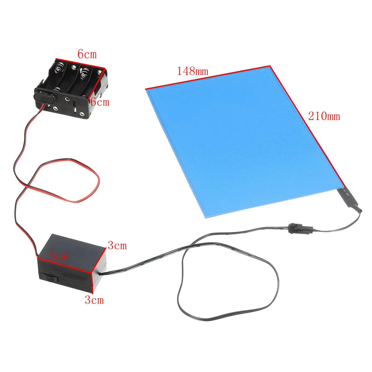 12V A5 EL неоновый электролюминесцентный Панель лист можно резать неоновые огни пленка фото лист Бумага