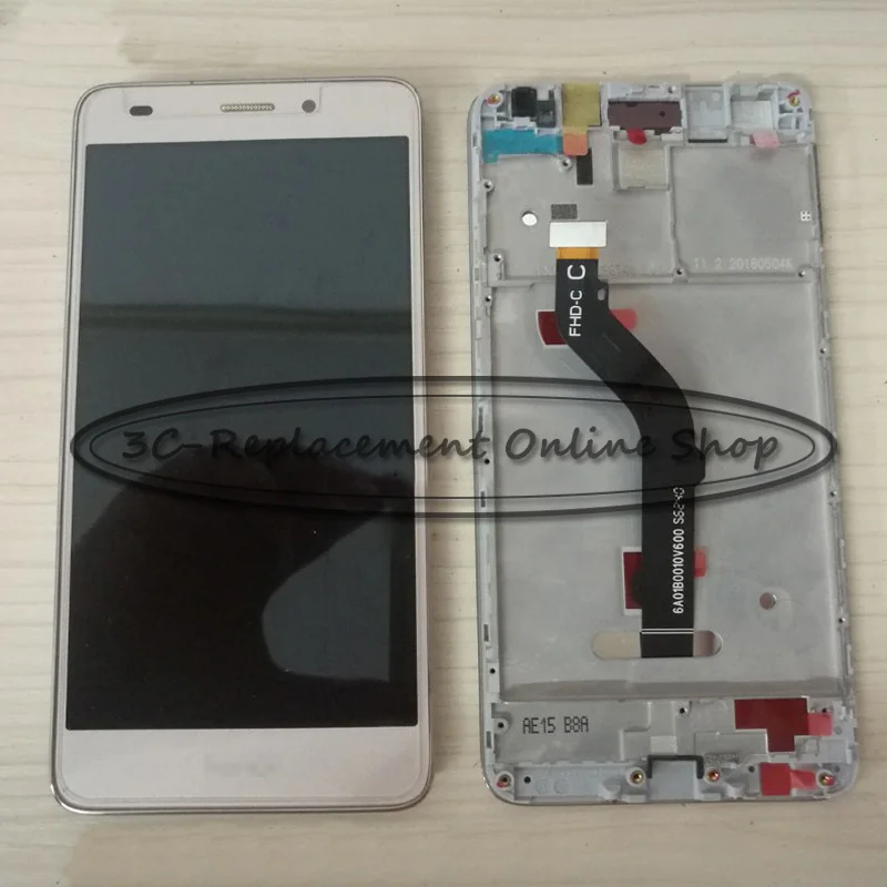 

Black/White/Gold For Huawei GT3 NEM-L31 LCD Display + Touch Screen Digitizer Assembly Smartphone + With Frame + Free Tools