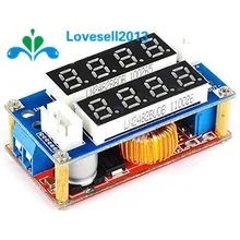 1 шт. Регулируемый макс. 5A ток напряжение дисплей понижающий модуль светодиодный панель понижающая плата зарядки Модуль