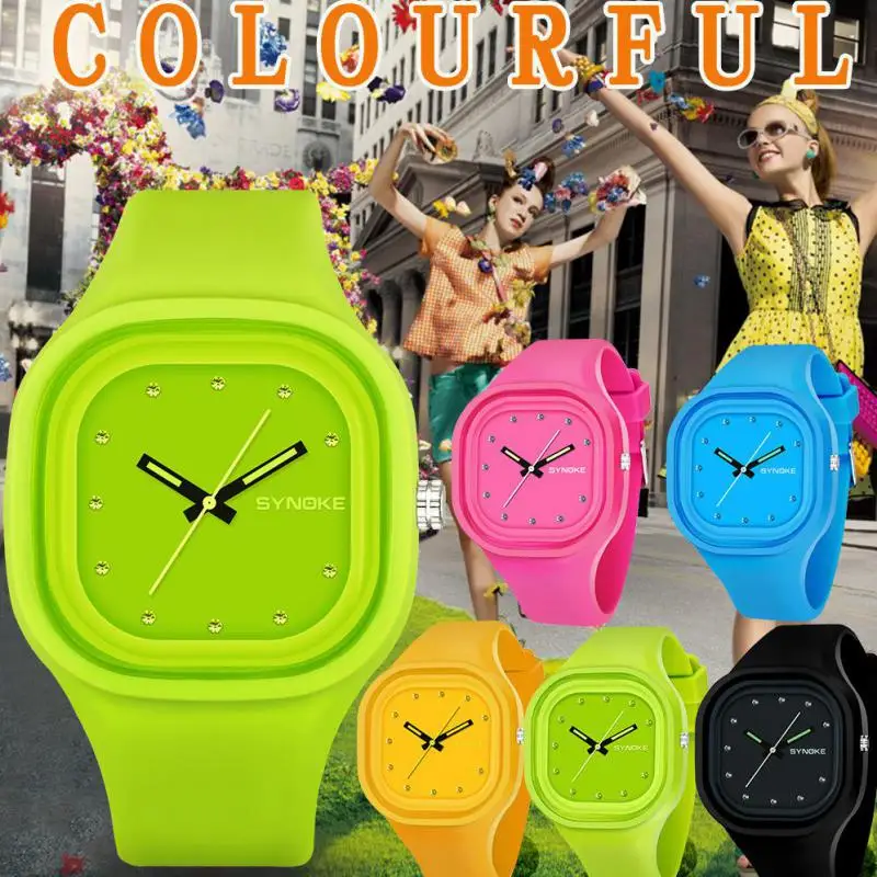 

Children Boys Girl Student Waterproof Sports Watch LED Digital Date Silicone Wristwatch Wrist Clock A1