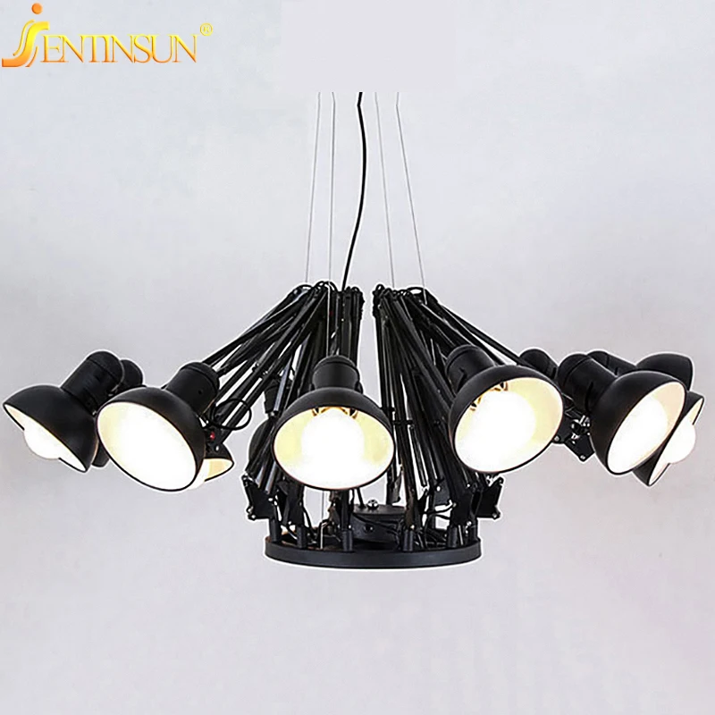3 Color Modern American Personality Spider Lamp Extendable Pendant Light Scalable Lamp Home Fixtures for Office
