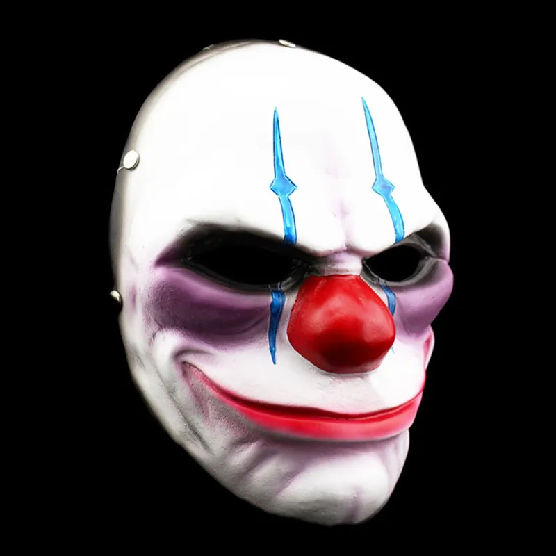 HOT 1 Pcs Pay Day Clown Party Halloween Dance Full Mask Of Vengeance