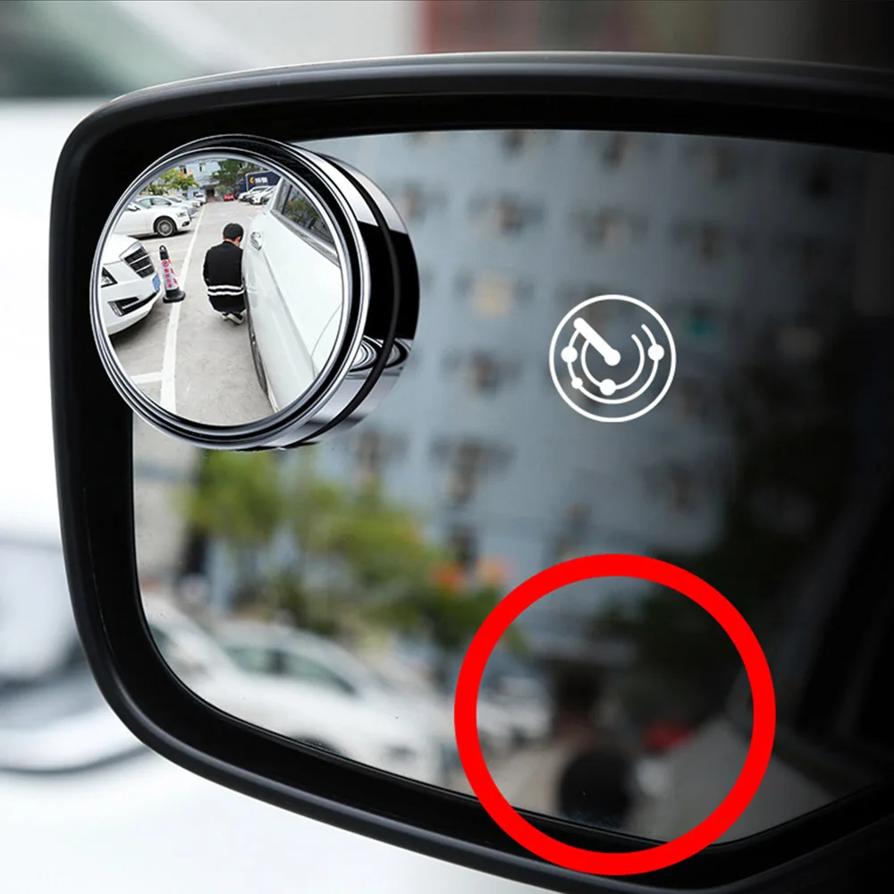 

Car Rearview Mirror Car Reversing Auxiliary Mirror Car Blind Spot Mirror Adjustable Wide-angle Lens