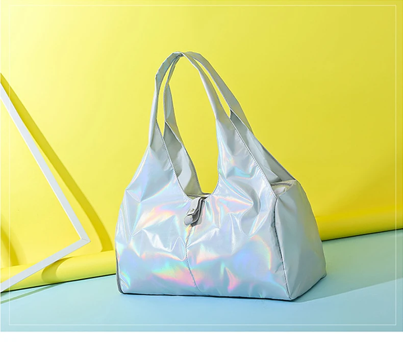 Плечо цветная сумка для путешествий Для женщин Водонепроницаемый большой Ёмкость Сумки вещевой саквояж Чемодан для уик-Энда и Фитнес сумки для йоги