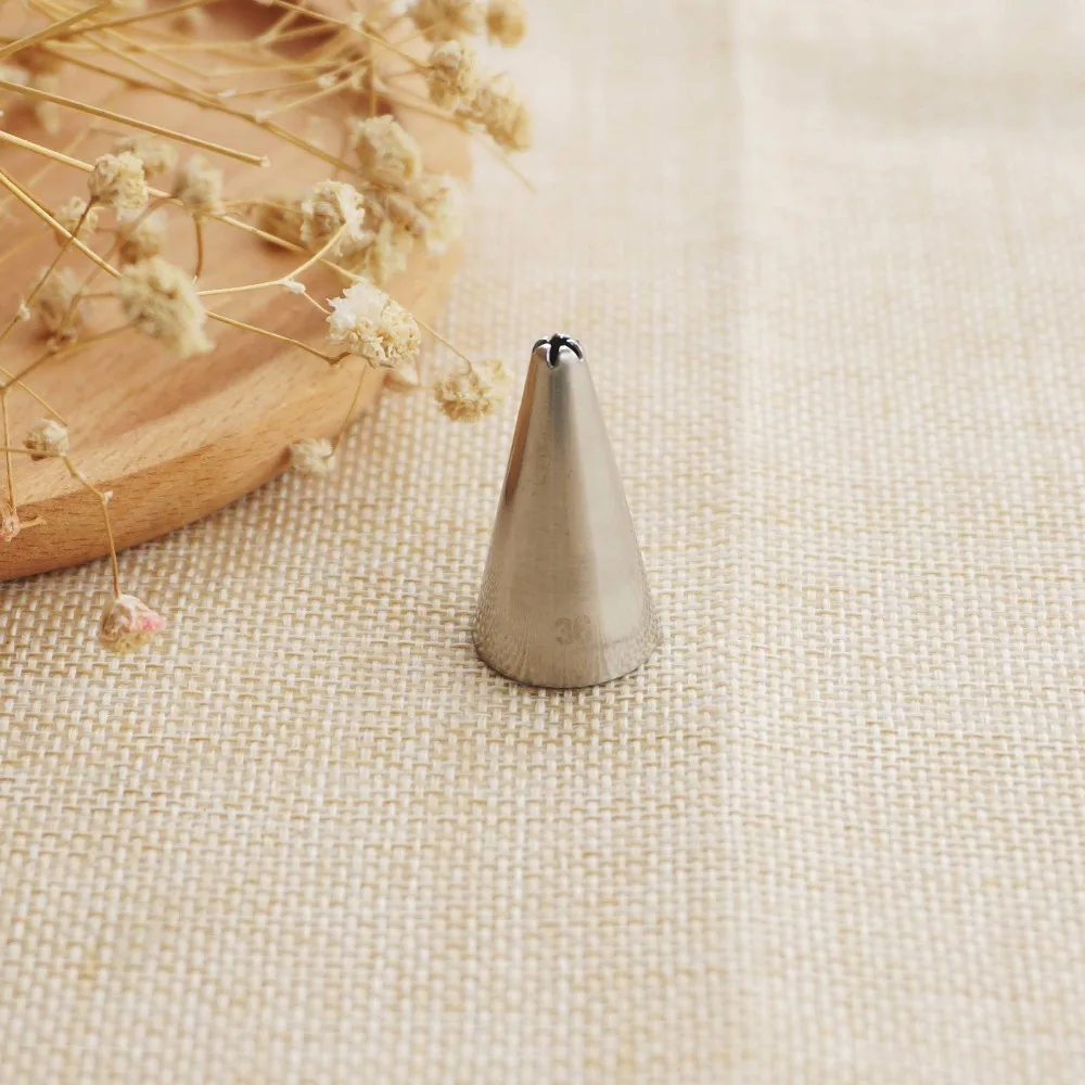 

#36 Piping Nozzle Cake Decorating Tip Stainless Steel Fondant Decorating Nozzle Icing Tip Baking & Pastry Tool