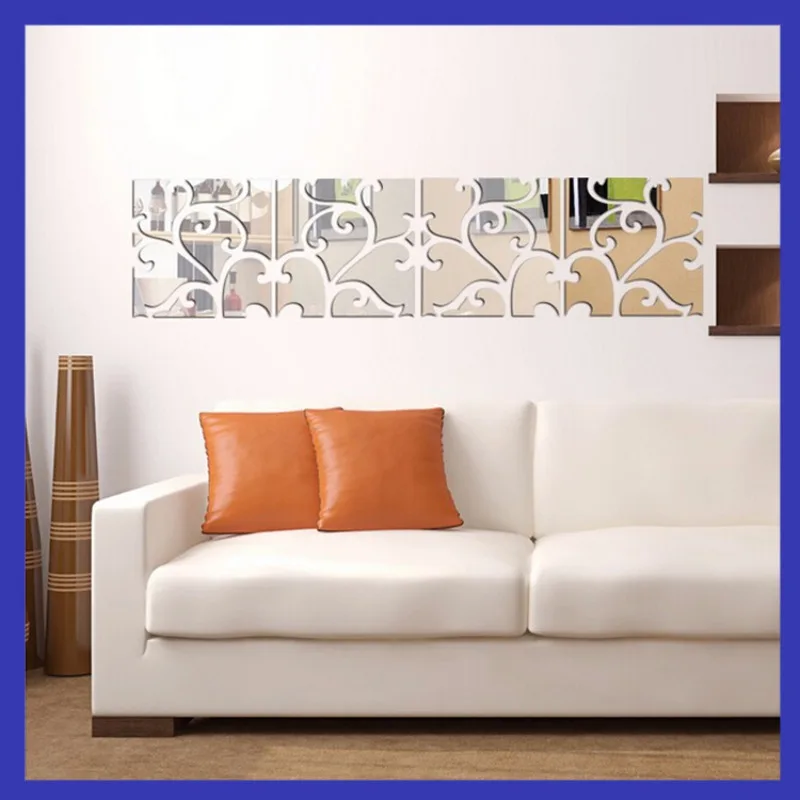 

32 pcs/set 3D DIY Acrylic Mirror Wall Stickers Mirror Modern Design Home Wall Stickers Decoration Wall Art Decor