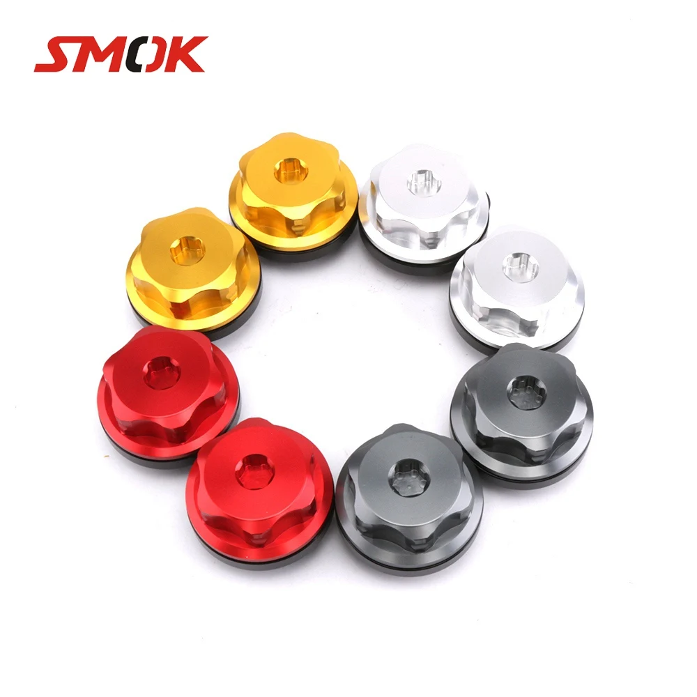 

SMOK Motorcycle CNC Aluminum Alloy Accessories Rear Nut Cover Lid For Honda All New Forza 300 2018