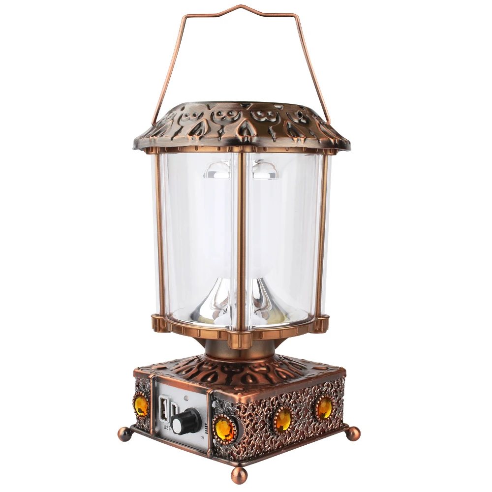 portable retro camping lamp