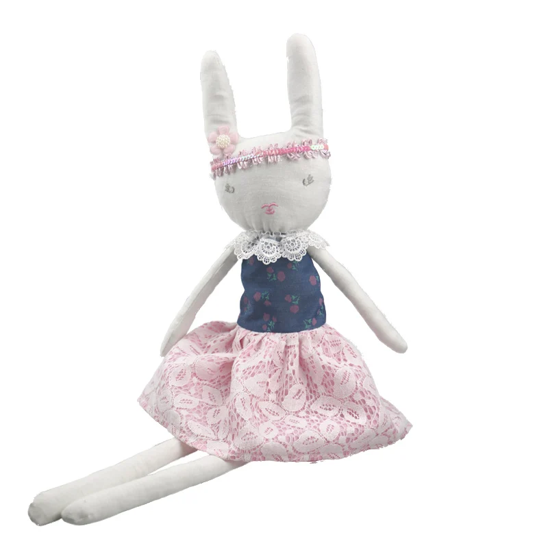 

60cm Easter Bunny Rabbit Toy Dolls For Girls Cute Plush Baby Toys White Rabbit Stuffed Animal Dolls Girls dolls & stuffed toys