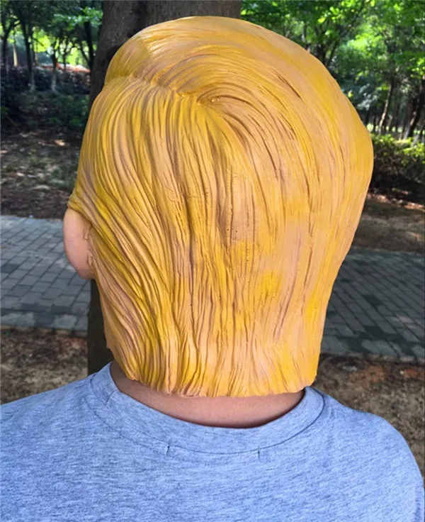 USA President Donald Trump Mask Horror Scary Halloween Prank joke Mask - 7