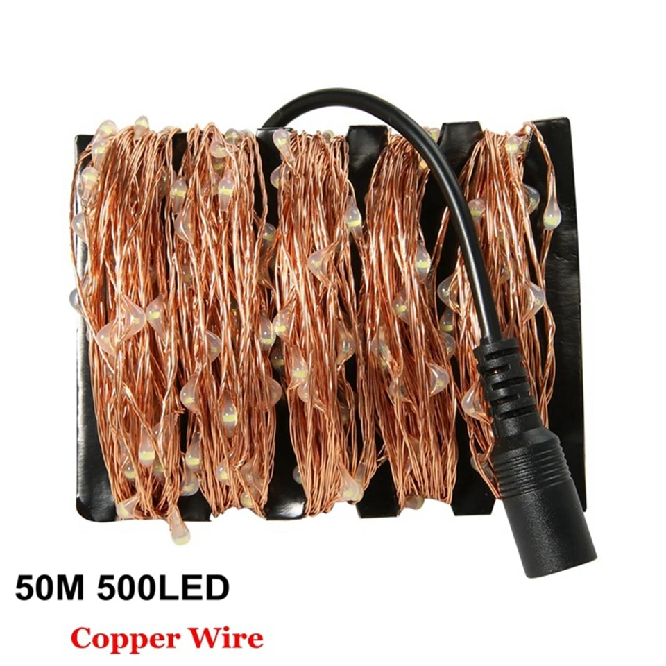 DC12V 10M 20M 30M 50M Led Fairy string light Waterproof Silver copper wire Line Xmas Christmas festival wedding decoration light DC12V 10M 20M 30M 50M Led Fairy string light Waterproof Silver copper wire Line Xmas Christmas festival wedding decoration light