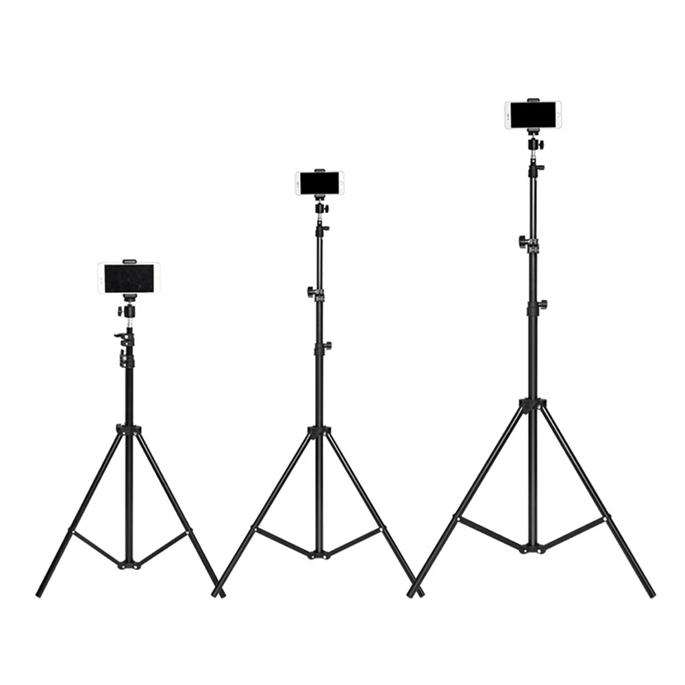 

LED Selfie Light Studio Support Floor Bracket Mobile Phone Holder Photography Tripod For Phone Live Tripod Live Video Tool