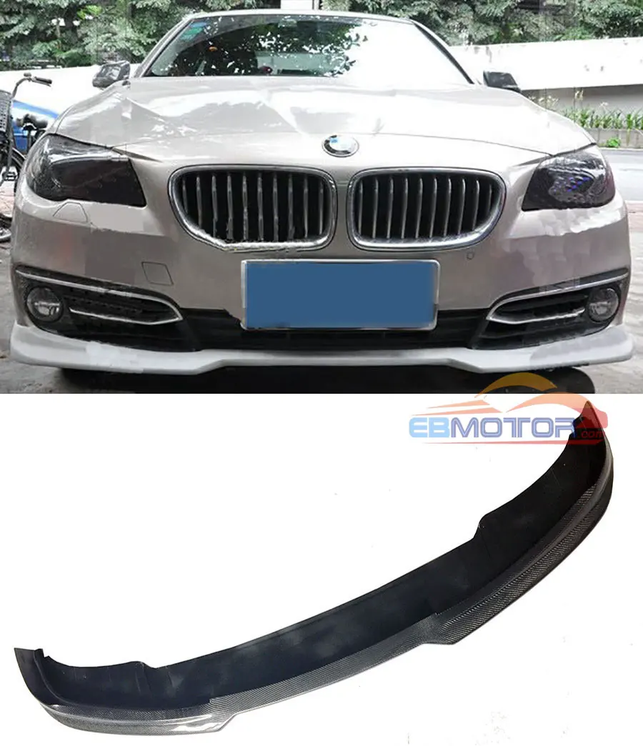 Передний спойлер из настоящего углеродного волокна бампер для BMW F10 F18 5 Series после