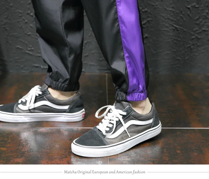 Loose Hip Hop Cargo Pants Men Camouflage Patchwork Harem Mens Trousers Streetwear  (26)