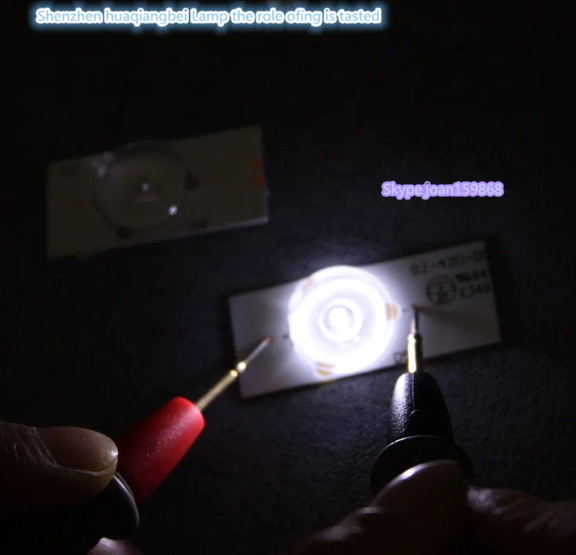 30 шт./лот 100% Новинка высокое качество 6 в SMD лампы бусины с оптическим объективом