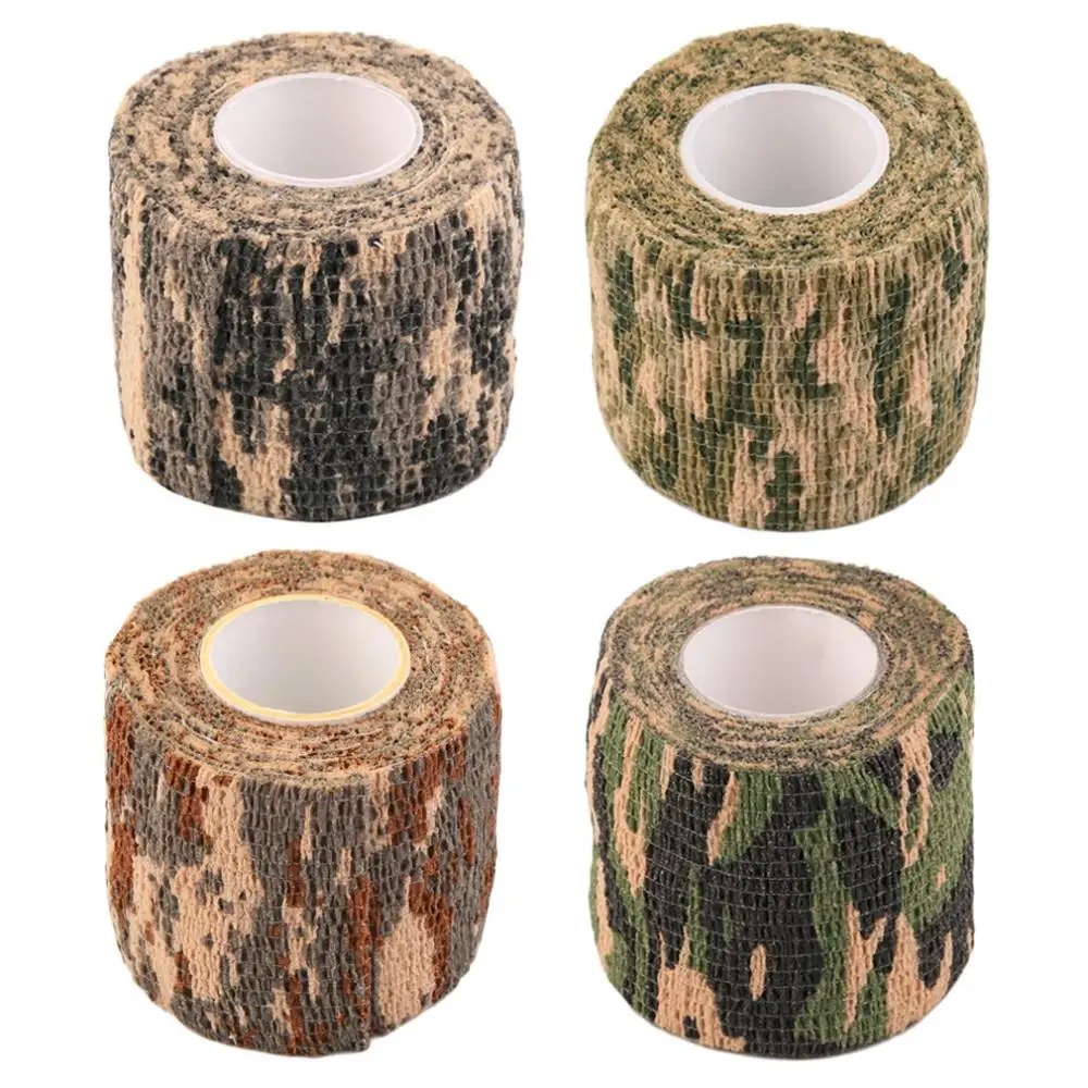 New 1 Roll Men Army Adhesive Camouflage Tape Stealth Wrap Outdoor Hunting drop shipping