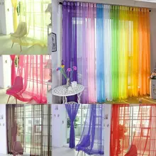 Европа одноцветное однотонная одежда пряжа тюлевые занавески для окна шторы s для гостиная кухня современный оконные драпировки вуаль