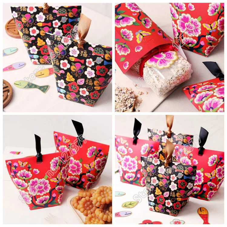 50 шт. бумажные подарочные пакеты в японском стиле|bag bag|box boxbags gift bag |