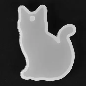 

Clear Soap Molds DIY Clear Silicone Resin Mold Animal Pendant Necklace Jewelry Mould for Handicraft Making Children Gifts Kit