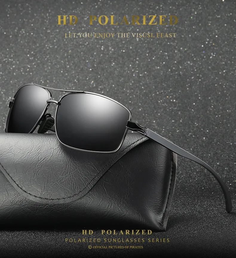 Алюминиевые брендовые дизайнерские поляризационные солнцезащитные очки для мужчин спортивные для вождения Oculos De Sol Masculino солнцезащитные очки lunette de soleil homme