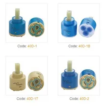 Горячая и холодная Точность Керамический дисковый картридж для однорычажного смесителя, сердечник клапана-диаметр 40 мм--40D