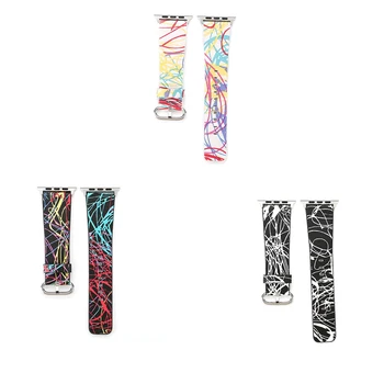 

Replacement for iWatch1/2/3/4 Leather Wristband Women Wrist Strap Replacement Band Accessories