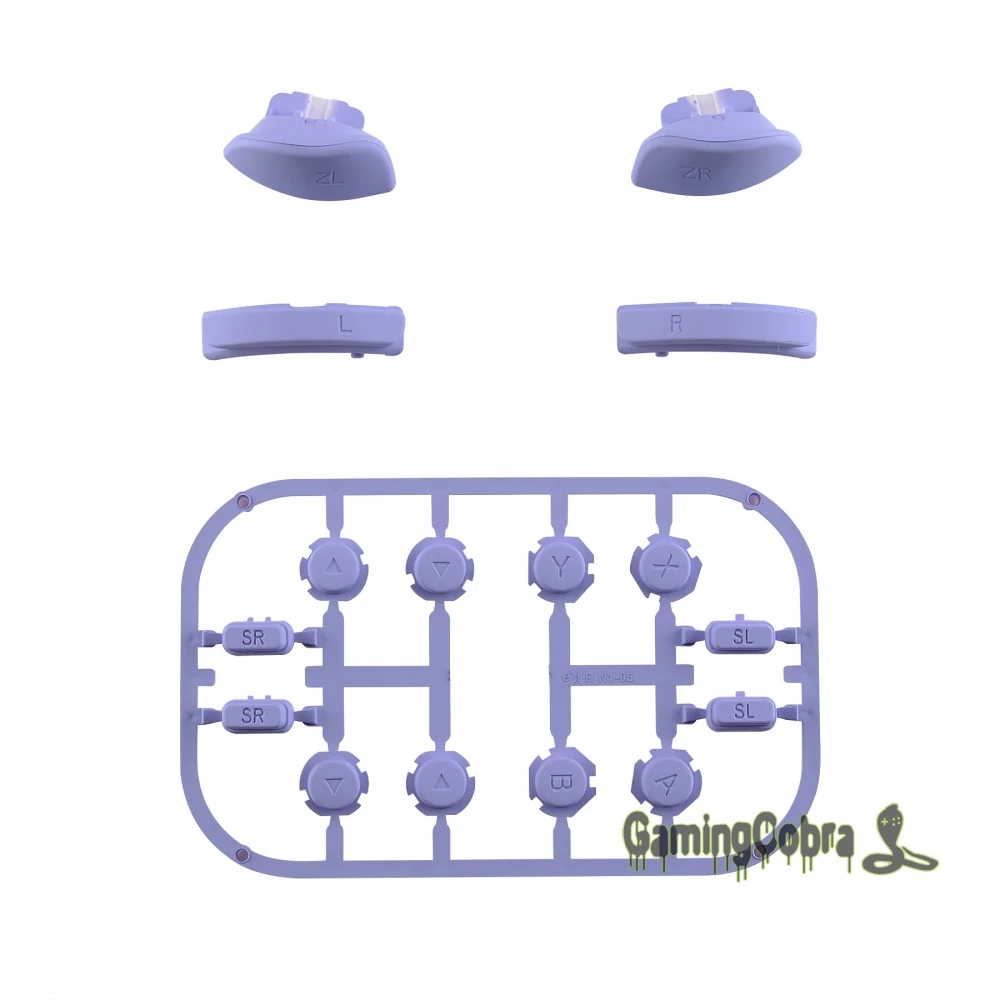 Светильник-фиолетовый сменный ABXY Клавиши направления SR SL L R ZR ZL триггер полный набор кнопок w/инструменты для nintendo Switch Joy-Con