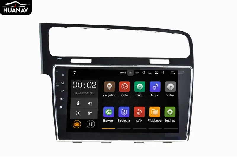 Автомобильный DVD-плеер Android 8,0, мультимедийный стереопроигрыватель для Volkswagen Golf 7 2013 2014 2015 2016, автомагнитола с GPS-навигацией