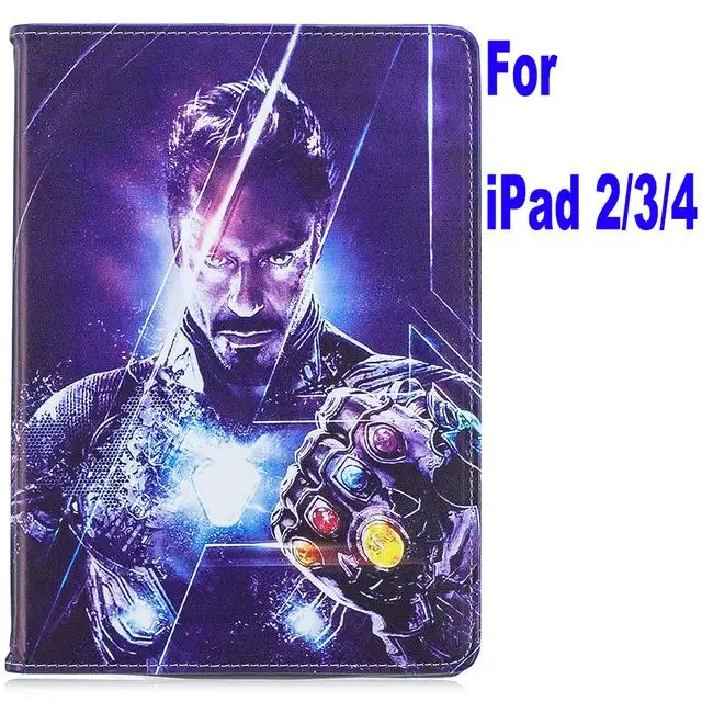 Чехол для ipad 4 air 2 ipad 9,7 ipad mini 1/2/3/4/5 Pro Movie Marvel Мстители эндгейм Тор стенд coque capa Cover - Цвет: 10