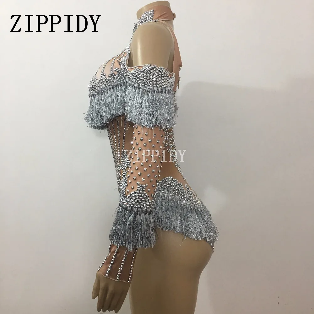Cut Sparkly Cristais Tassel Celebrar Strass Diamantes