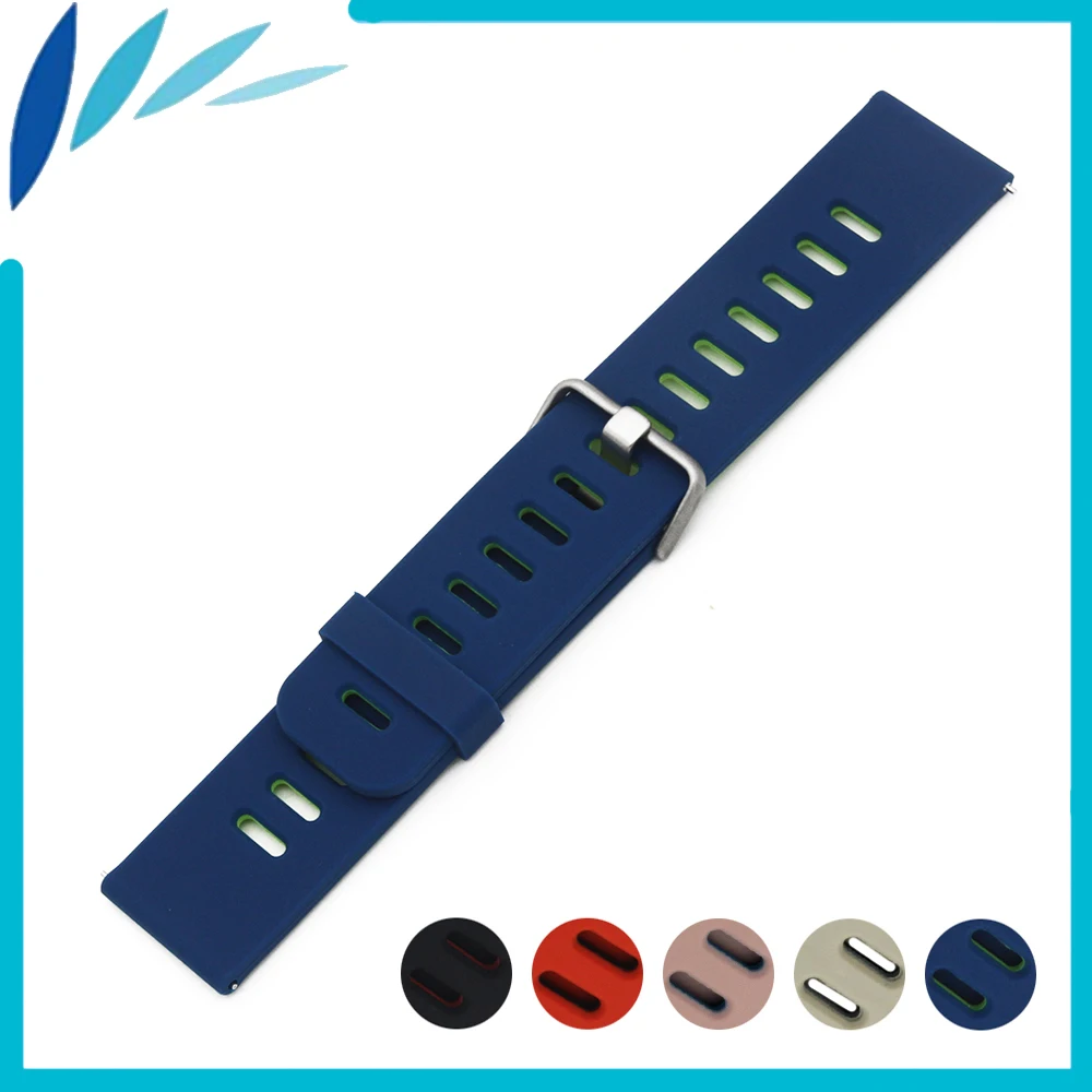 Silicone Rubber Watch Band 22mm for Mido Watchband Strap Wrist Loop