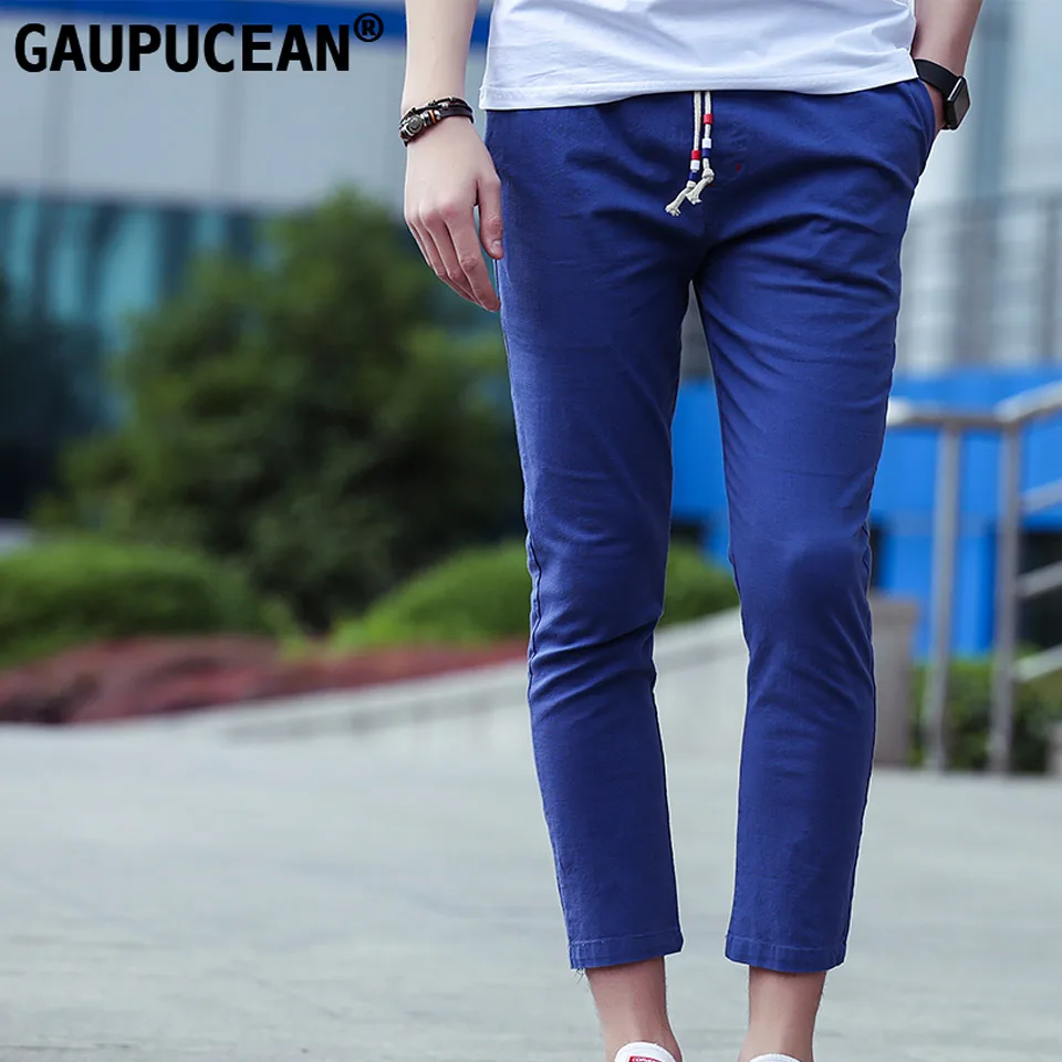 Gaupucean Summer Man Easy Care Crease resist Stretchy Elastic Linen
