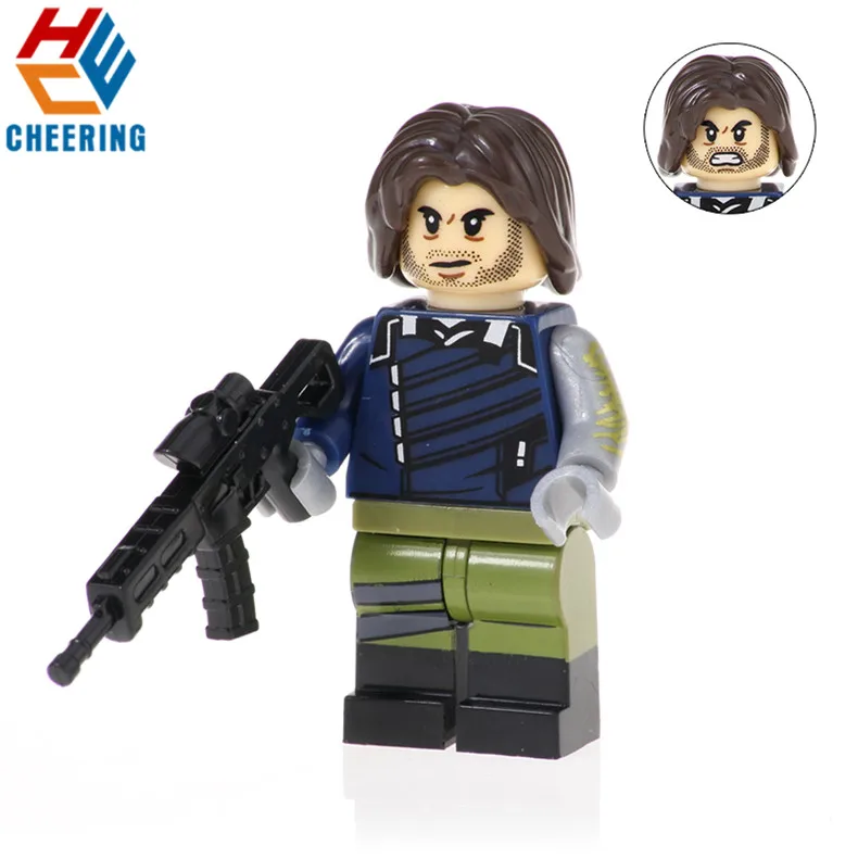 

Single Sale Building Blocks Super Heroes Groot Iron Model Falcon Wong Bucky Vision Figures Bricks Dolls Toys for Children XH 947