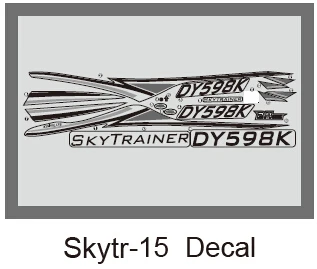 RC Airplane Electric Dynam Cessna Decal Part RC Airplane Electric Dynam Cessna Decal Part